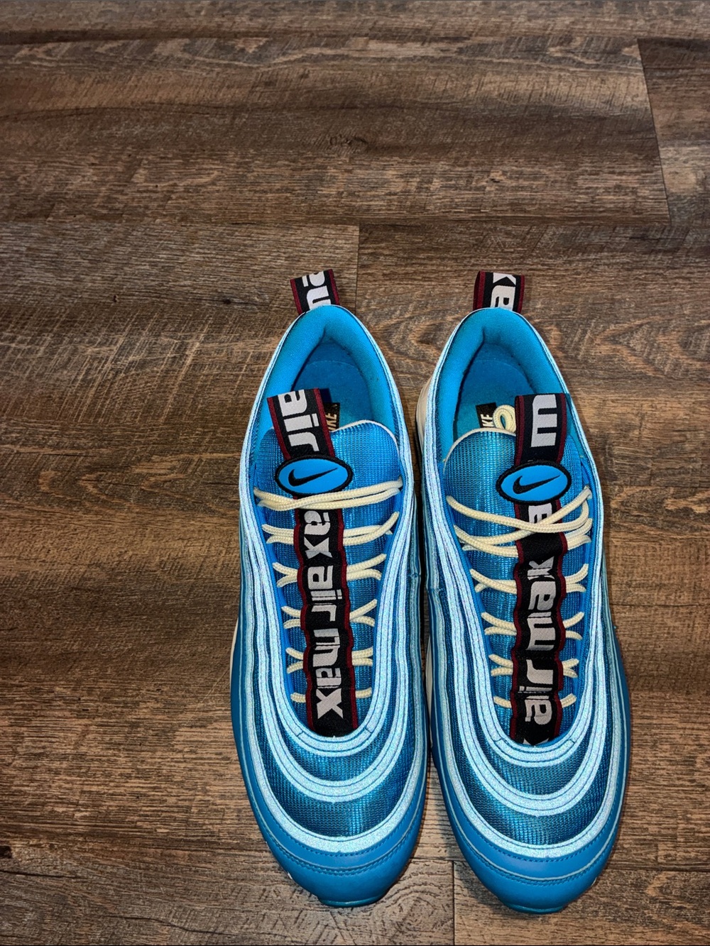 Nike Air Max 97 Turquoise and Light Blue Sneakers
